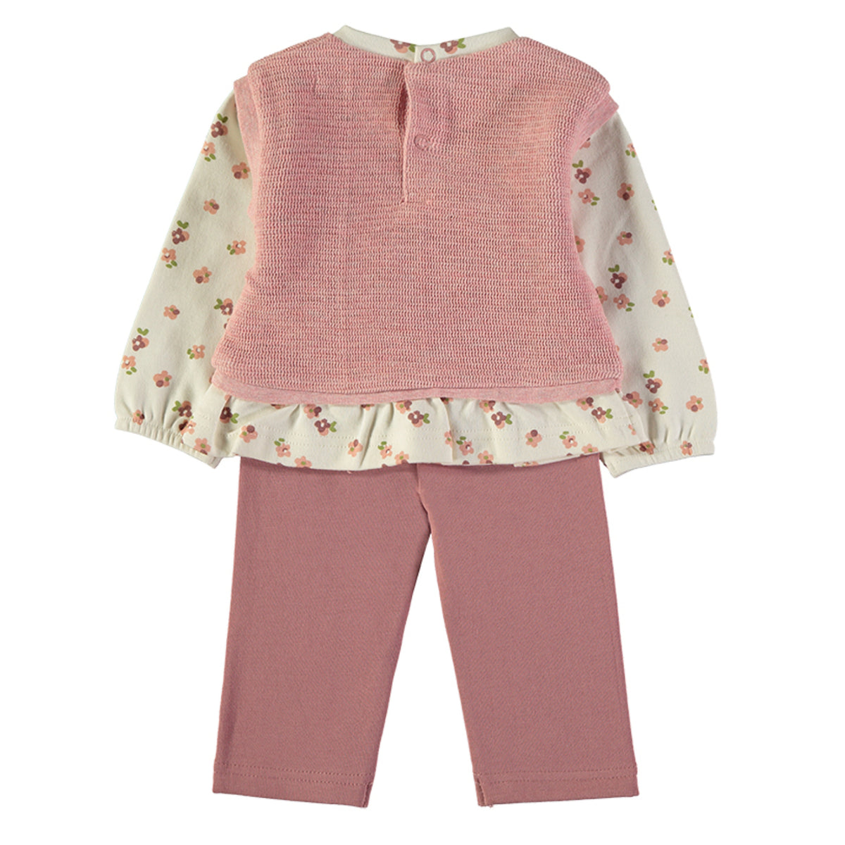 Wonderlife - Completo Due Pezzi Rosa E Panna Per Neonati e Bambini 261012-I