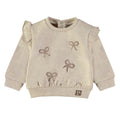 Wonderlife - Felpa Girocollo con Volant e Fiocchetti Per Neonati e Bambini 261410-I