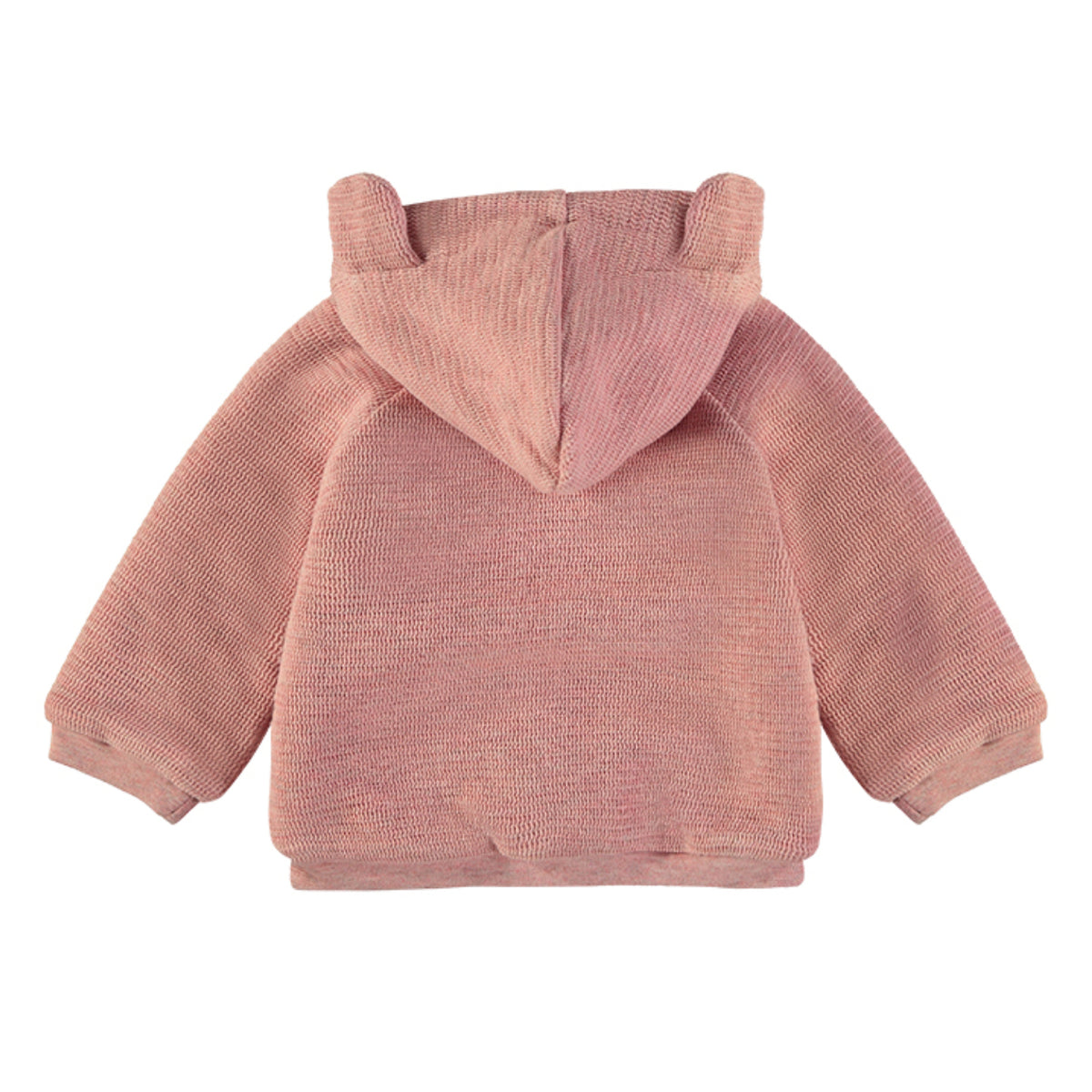 Wonderlife - Giacca In Maglia Rosa Antico Con Cappuccio Per Neonati e Bamnbini 260930-I