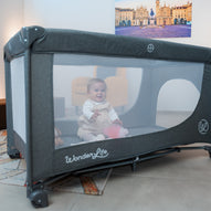 Wonderlife - Scout Camping Travel Cot W/Wheels