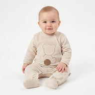 Wonderlife - Pigiama Tutina Invernale Beige Per Neonati 260032-I