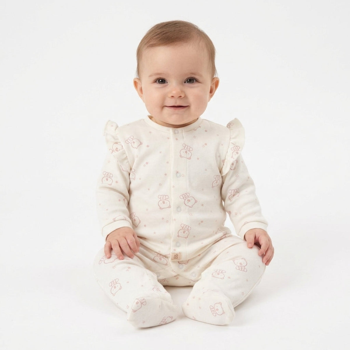 Wonderlife - Pigiama Tutina Invernale Ecru Per Neonati e Bambini 260411-I