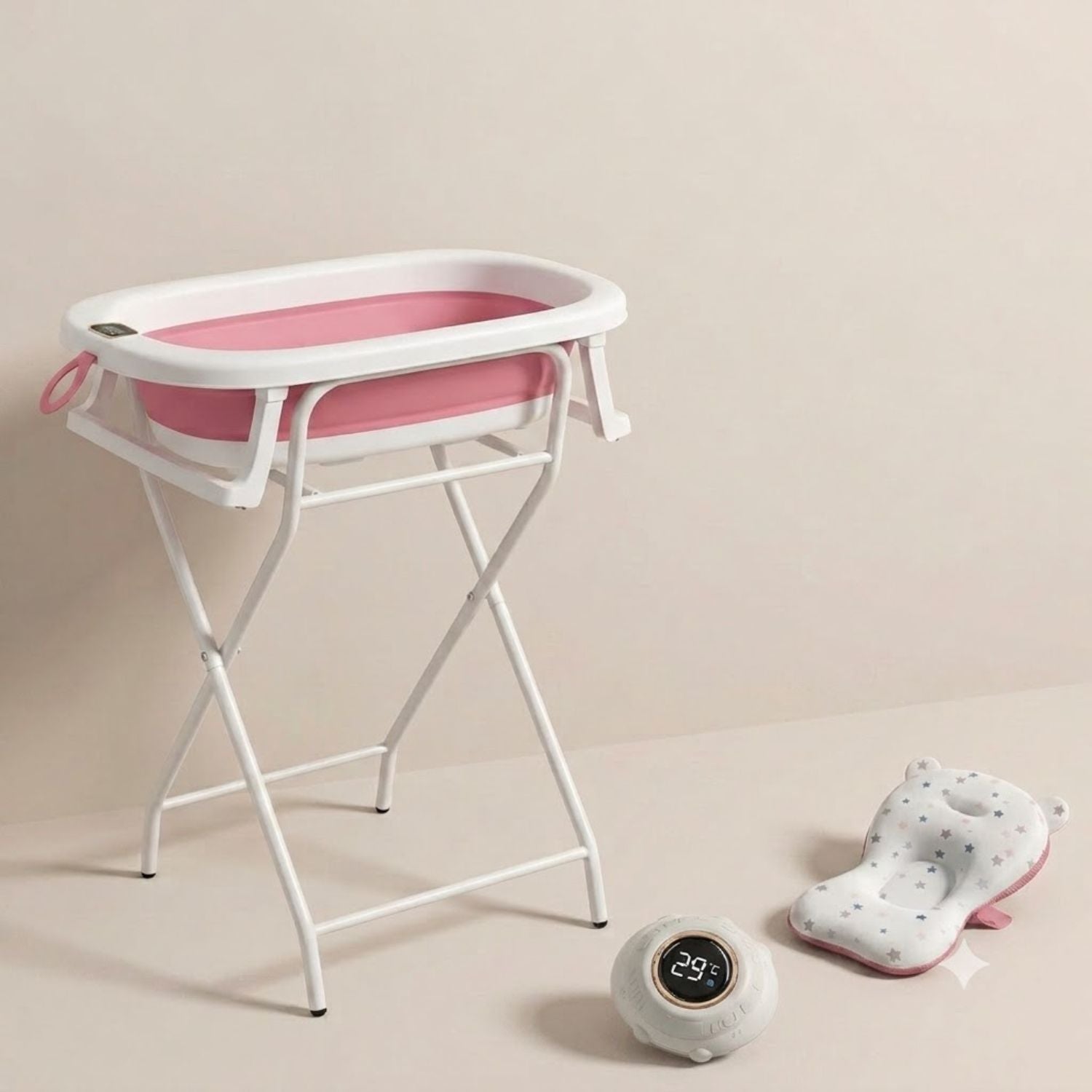 Wonderlife - Vaschetta Pieghevole 3 In 1 Supporto+Inserto+Termometro