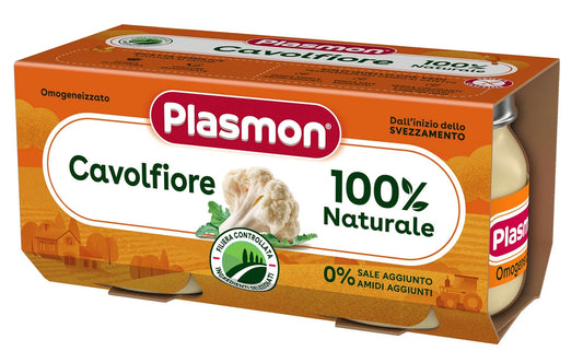 Plasmon - Omogeneizzato Cavolfiore: Confezione 2x80 gr