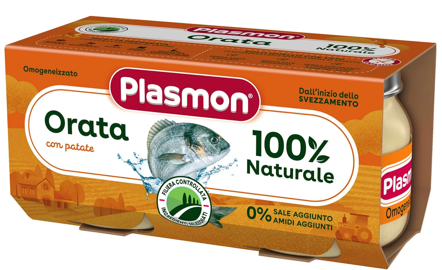 Plasmon - Omogeneizzato Orata: Confezione 2 x 80 gr