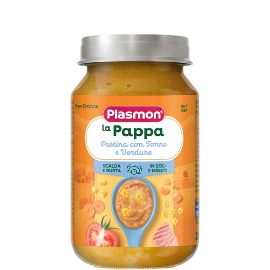 Plasmon - Omogeneizzato Pastina Con Tonno E Verdure: Confezione 200 gr