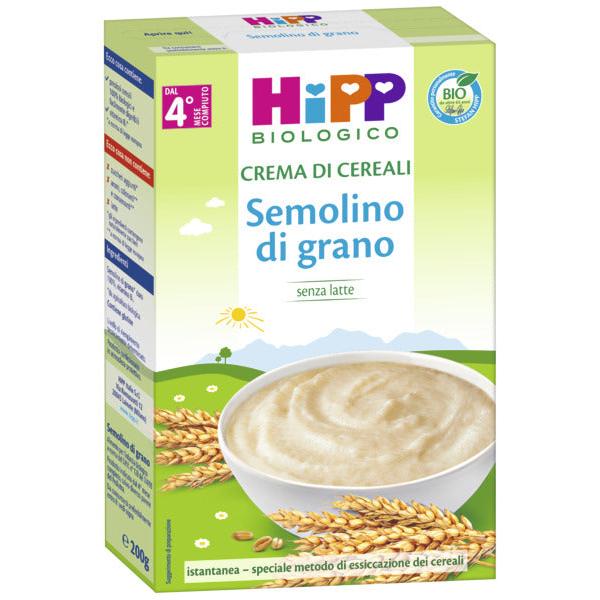 Hipp - Crema Semolino Di Grano: Confezione 200 gr