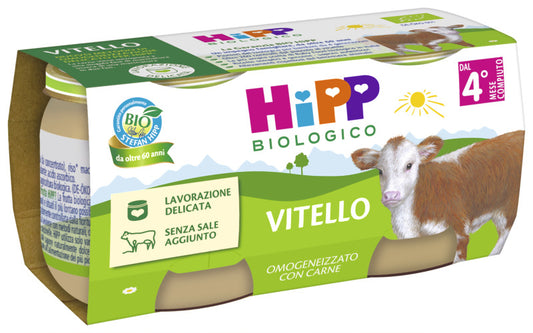 Hipp - Omogeneizzato Vitello: Confezioe 2x80 gr