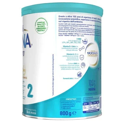 Nestlè - Latte Nidina 2: Confezione 800 gr