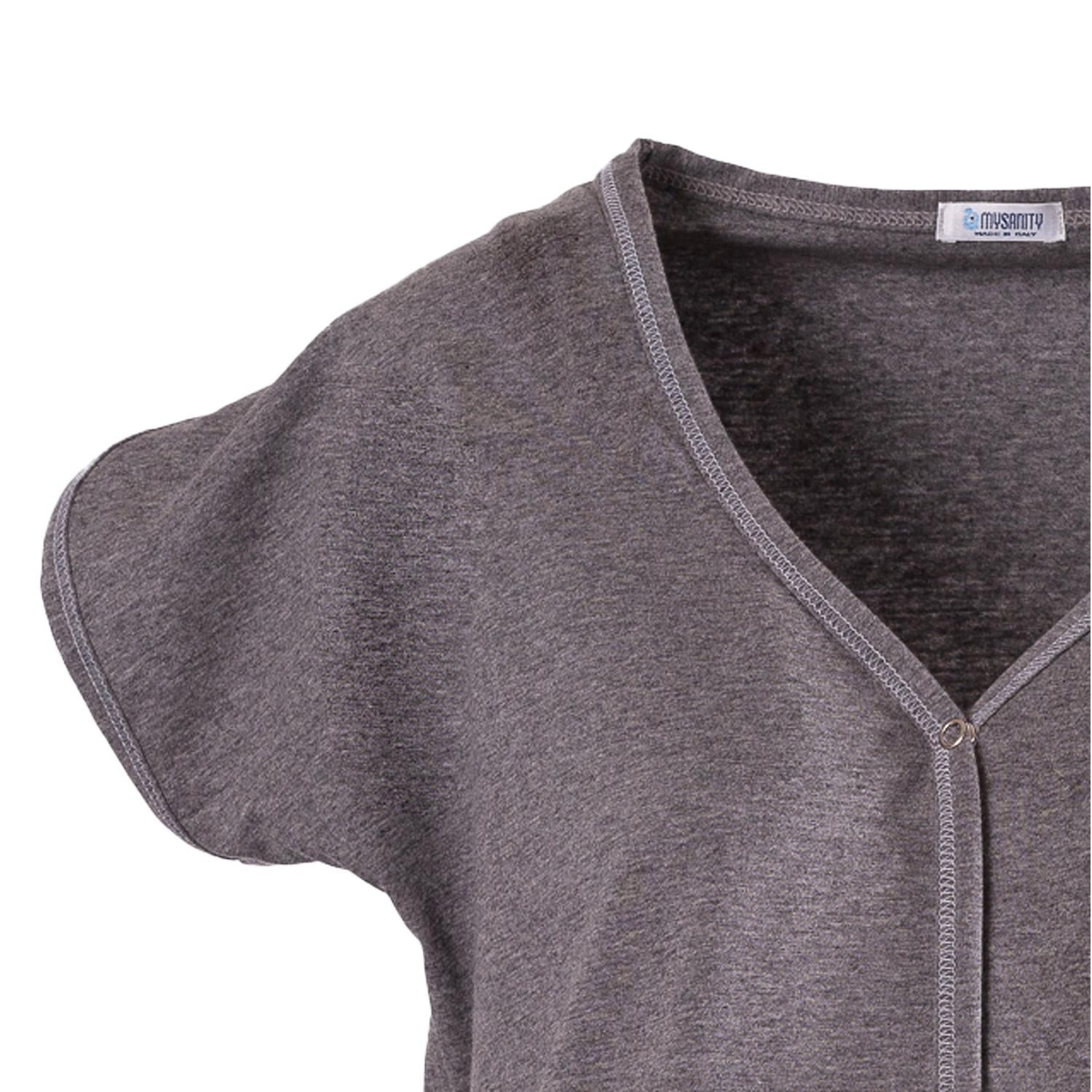 Mysanity - Camicia Da Parto Grigio