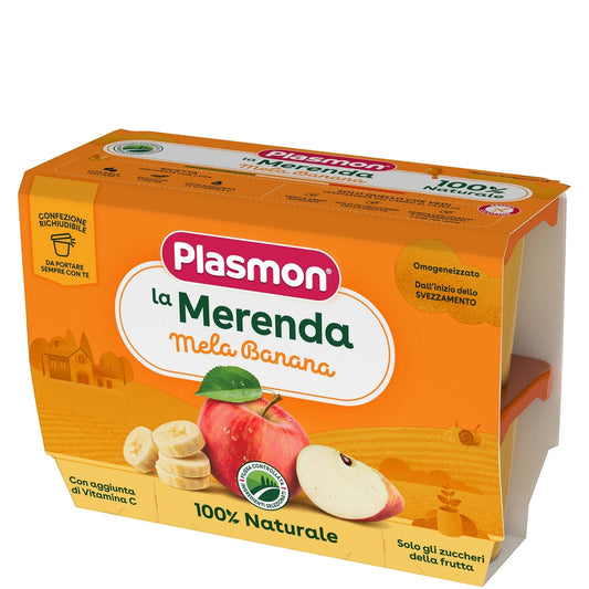 Plasmon - Sapori di Natura Mela Banana 4x100g