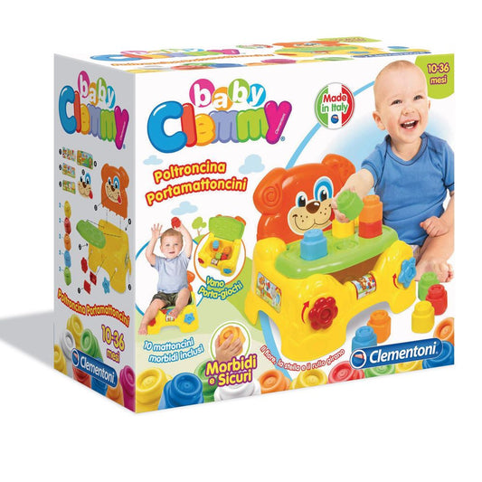 Clementoni -  Clemmy  Poltroncina Porta Mattoncini 17080