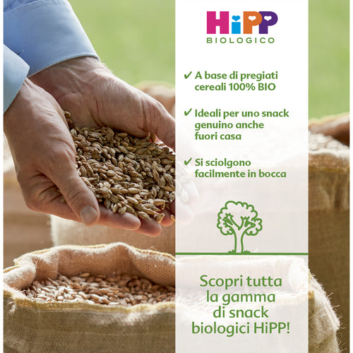 Hipp - Snack Anellini Di Farro E Avena: Confezione 30 gr