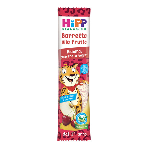 Hipp - Viva La Frutta Banana Bars. Sour Cherry And Yogurt 23gr