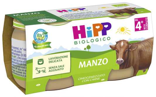 Hipp - Omogeneizzato Manzo: Confezione 2x80 gr