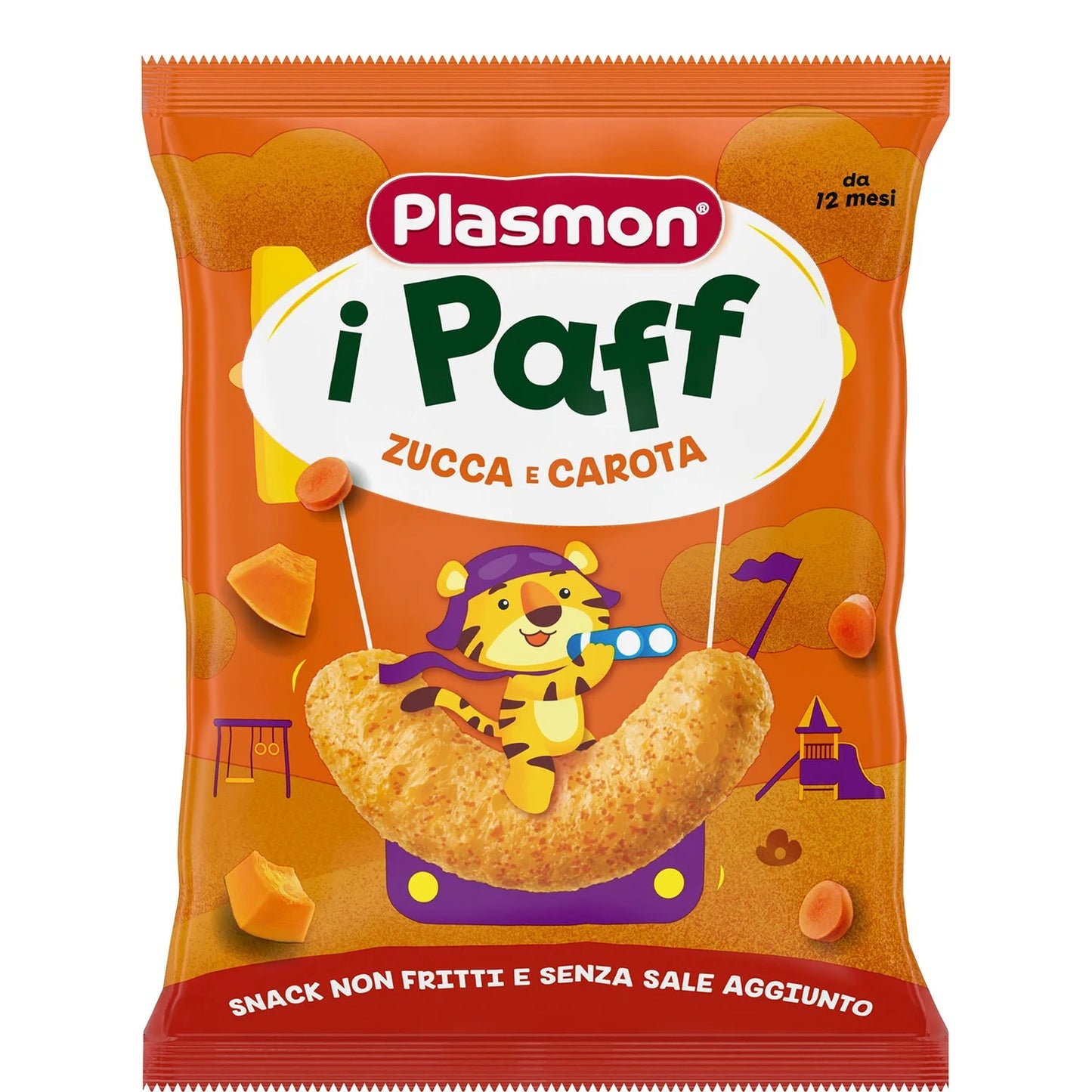 Plasmon - Paff Carote Zucca: Confezione 15 gr