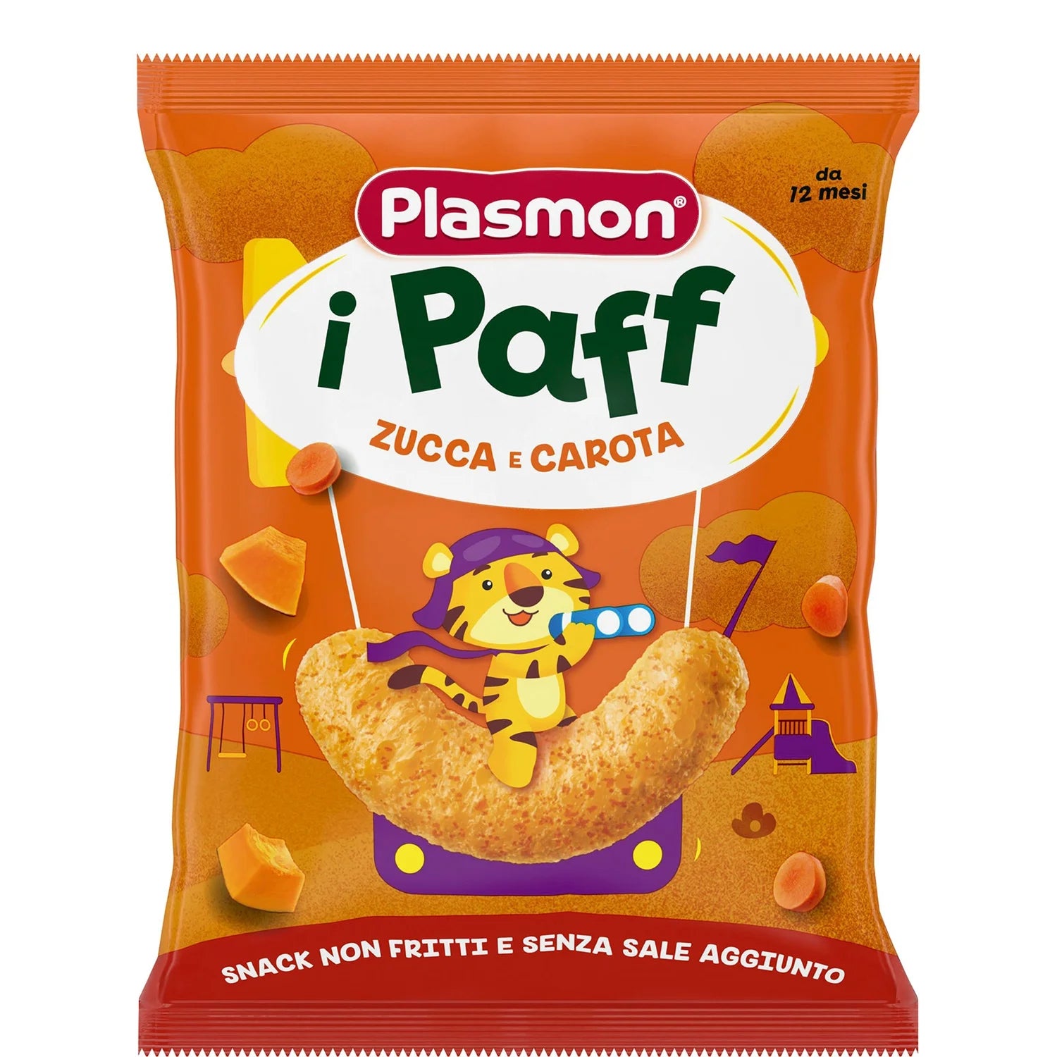 Plasmon - Paff Carote Zucca: Confezione 15 gr