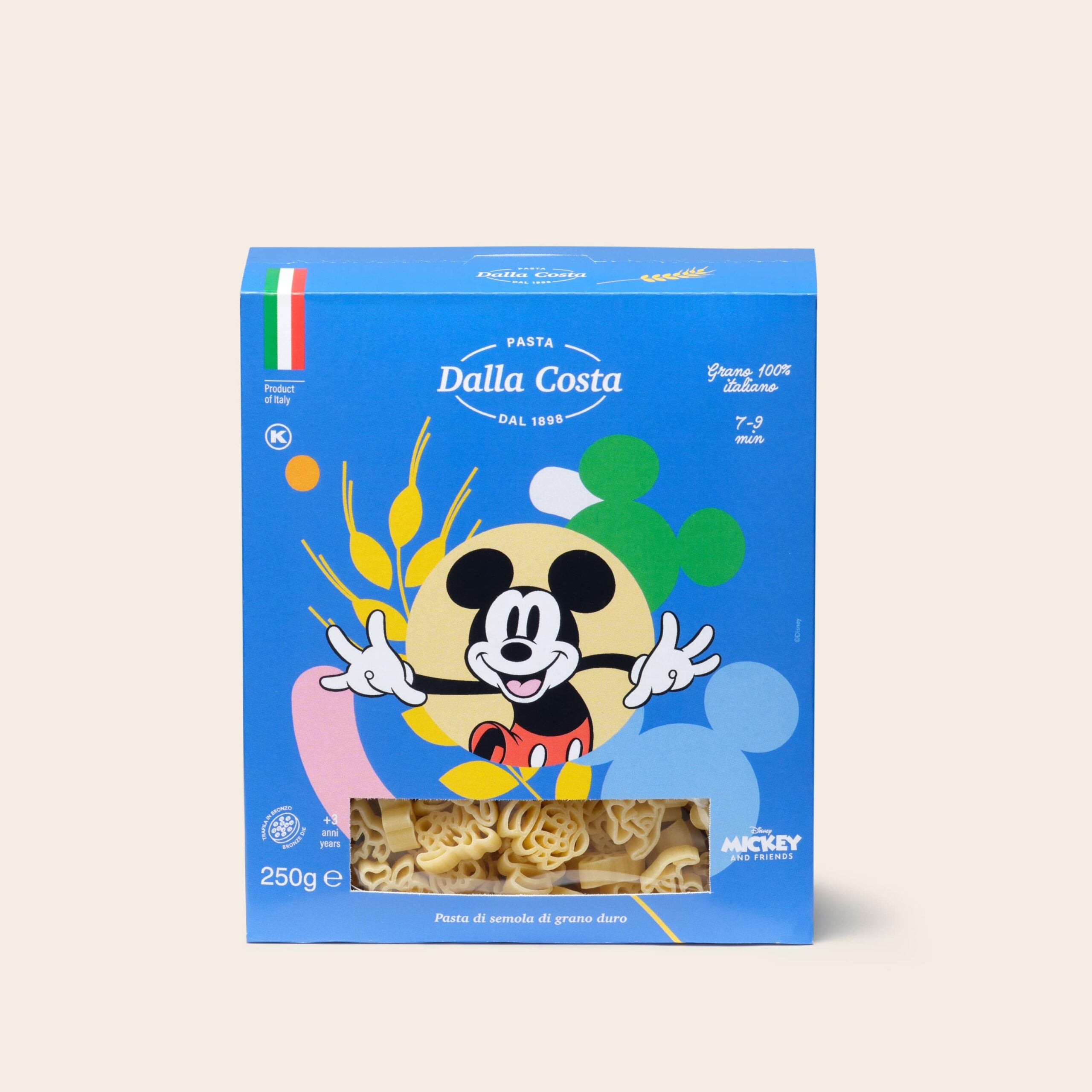 Dalla Costa - Pasta Mickey & Co: Confezione 250 gr