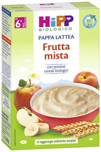 Hipp - Pappa Lattea Frutta Mista: Confezione 250 gr