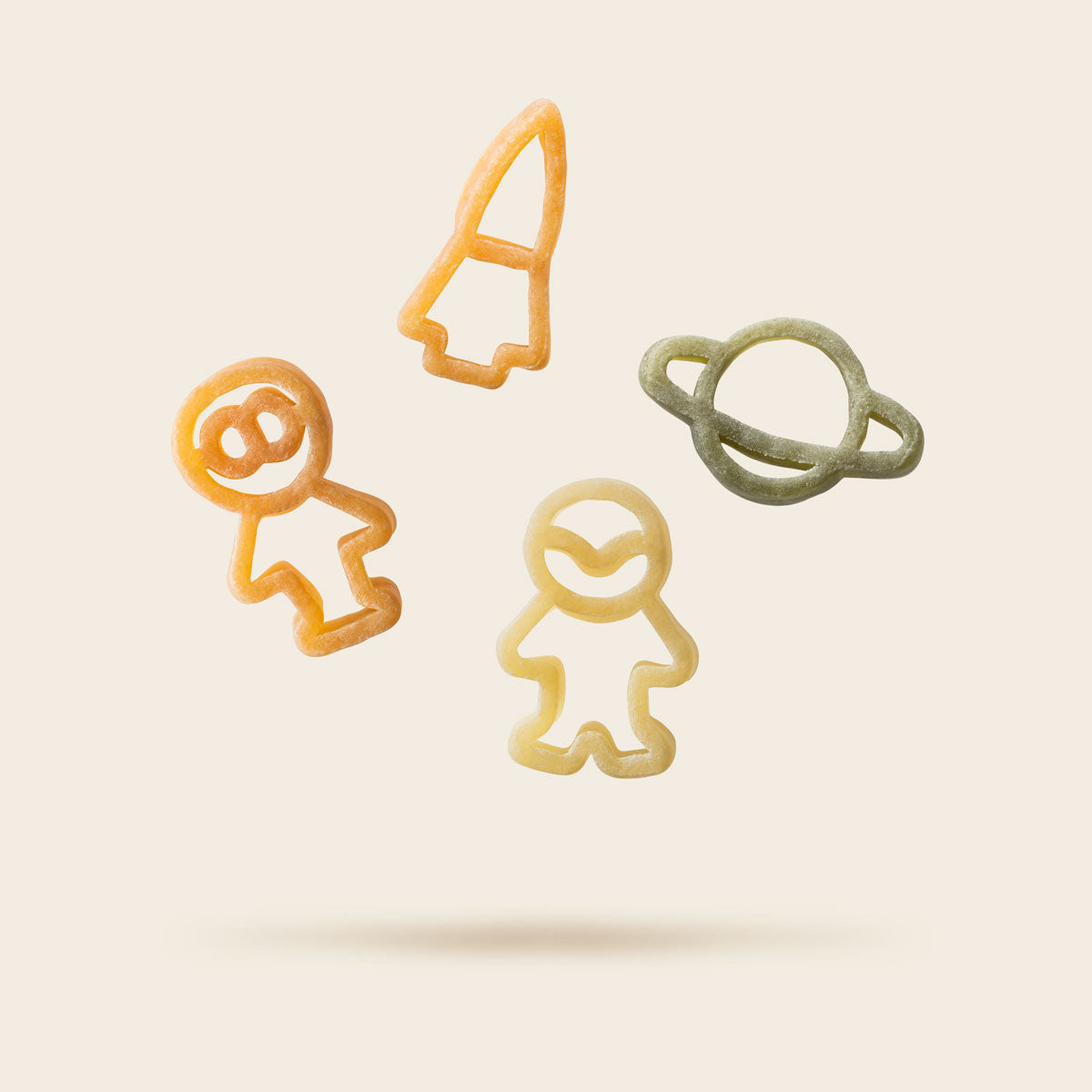 Dalla Costa - Space Pasta Tricolore Al Pomodoro e Spinaci: Confezione 200 gr