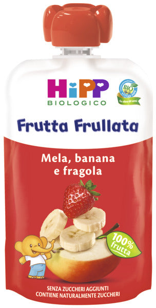Hipp Fruit Smoothie Apple. Banana And Strawberry 90gr