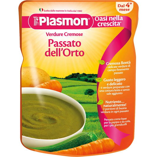 Plasmon - Pouches Base Passato Verdure Miste: Confezione 180 gr