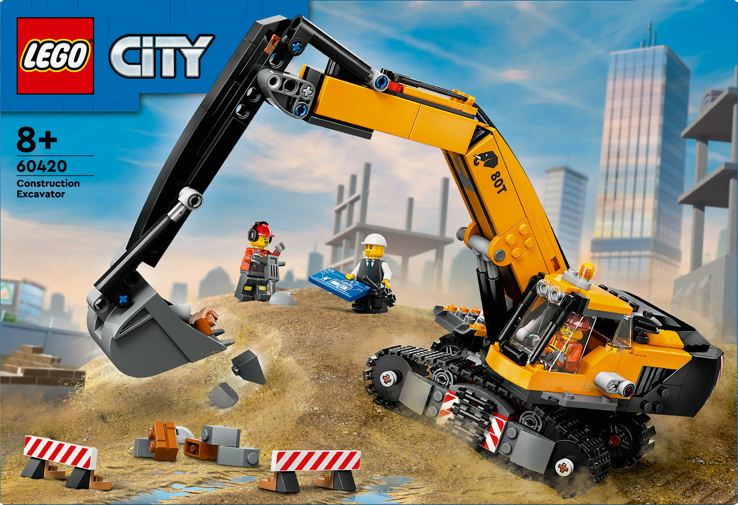 Lego - Escavatore Da Cantiere Giallo 60420