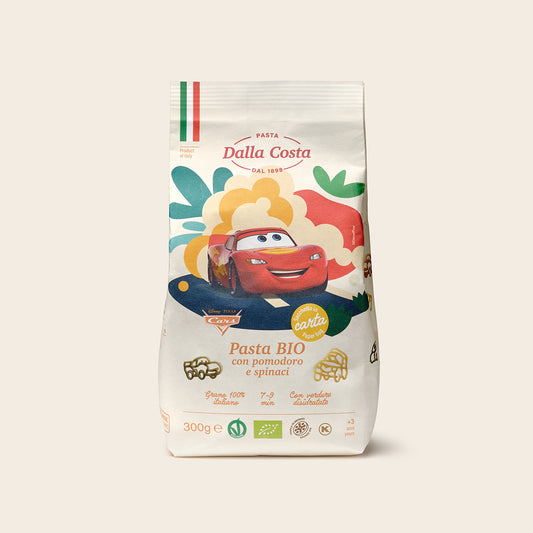 Dalla Costa - Pasta Bio Cars Con Pomodoro E Spinaci: Confezione 300 gr