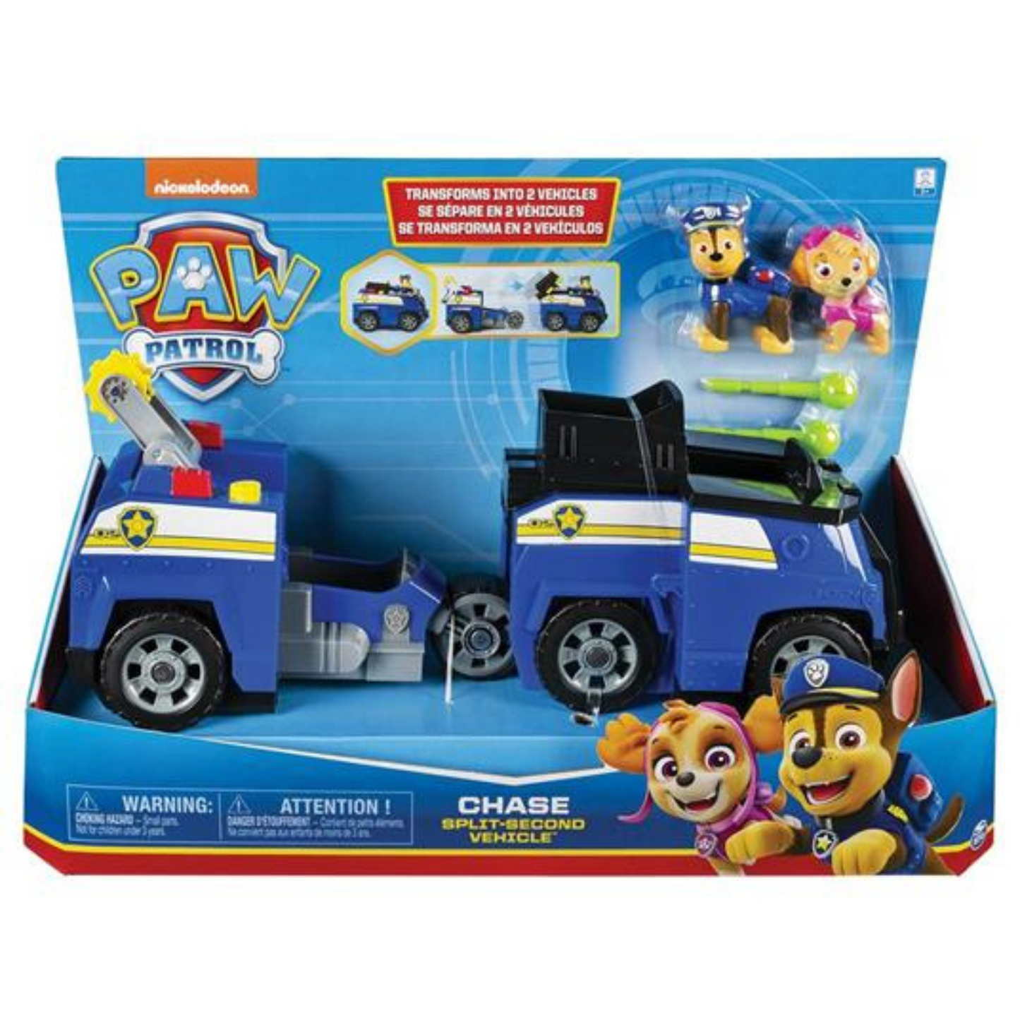Spin Master - Split Second 2-In-1 Paw Patrol Vehicles