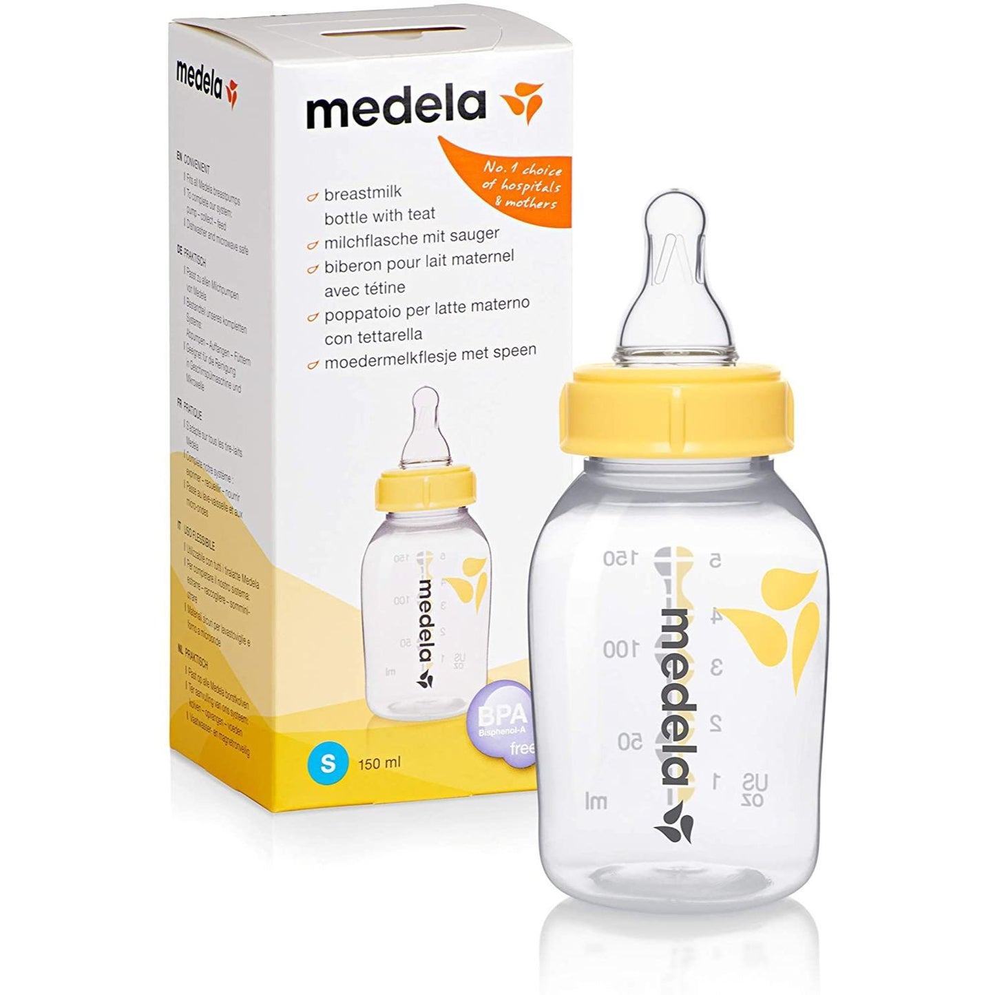 Medela - Biberon Con Tettarella Flusso Lento 150 ml