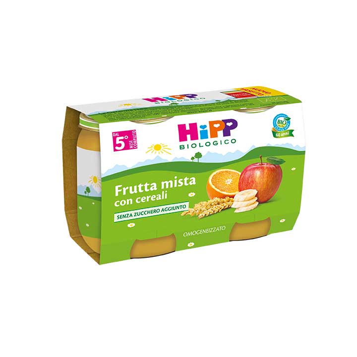 Hipp - Merenda Base Frutta: Confezione 2x125 gr
