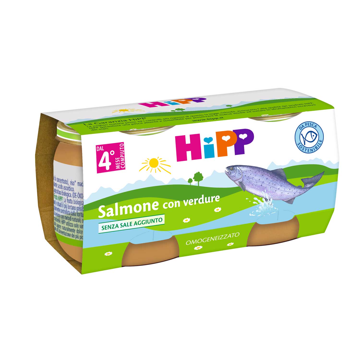 Hipp - Omogeneizzato Pesce: Confezione 2x80 gr