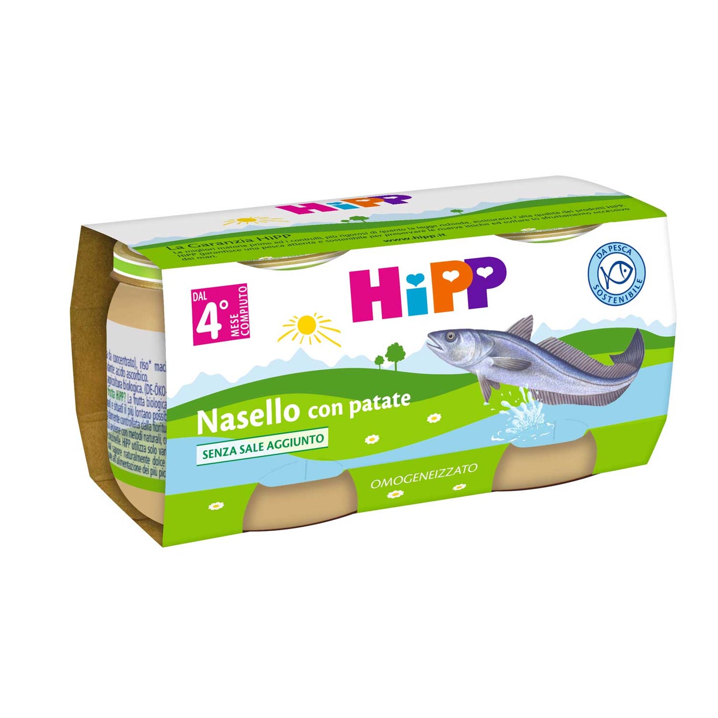Hipp - Omogeneizzato Pesce: Confezione 2x80 gr