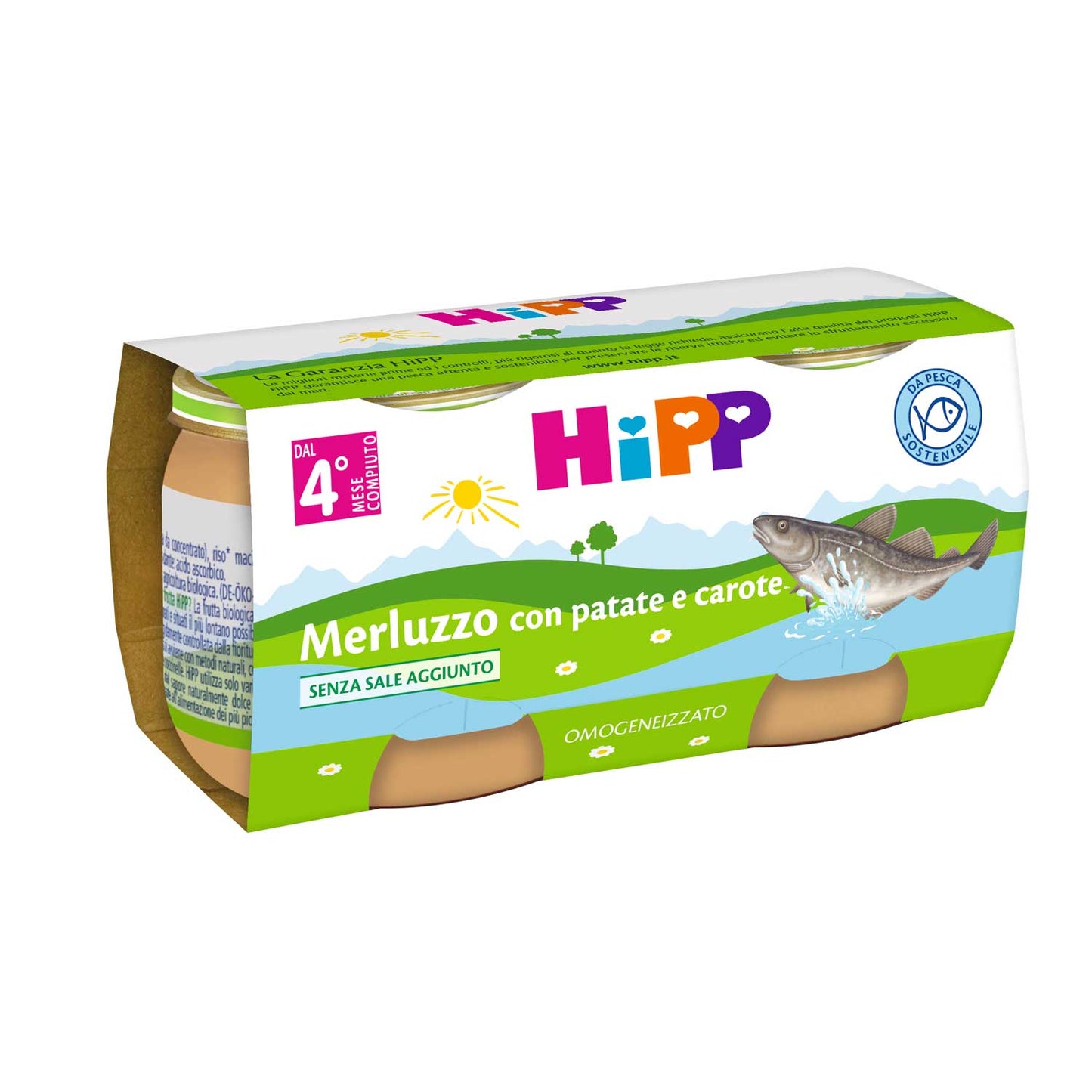Hipp - Omogeneizzato Pesce: Confezione 2x80 gr