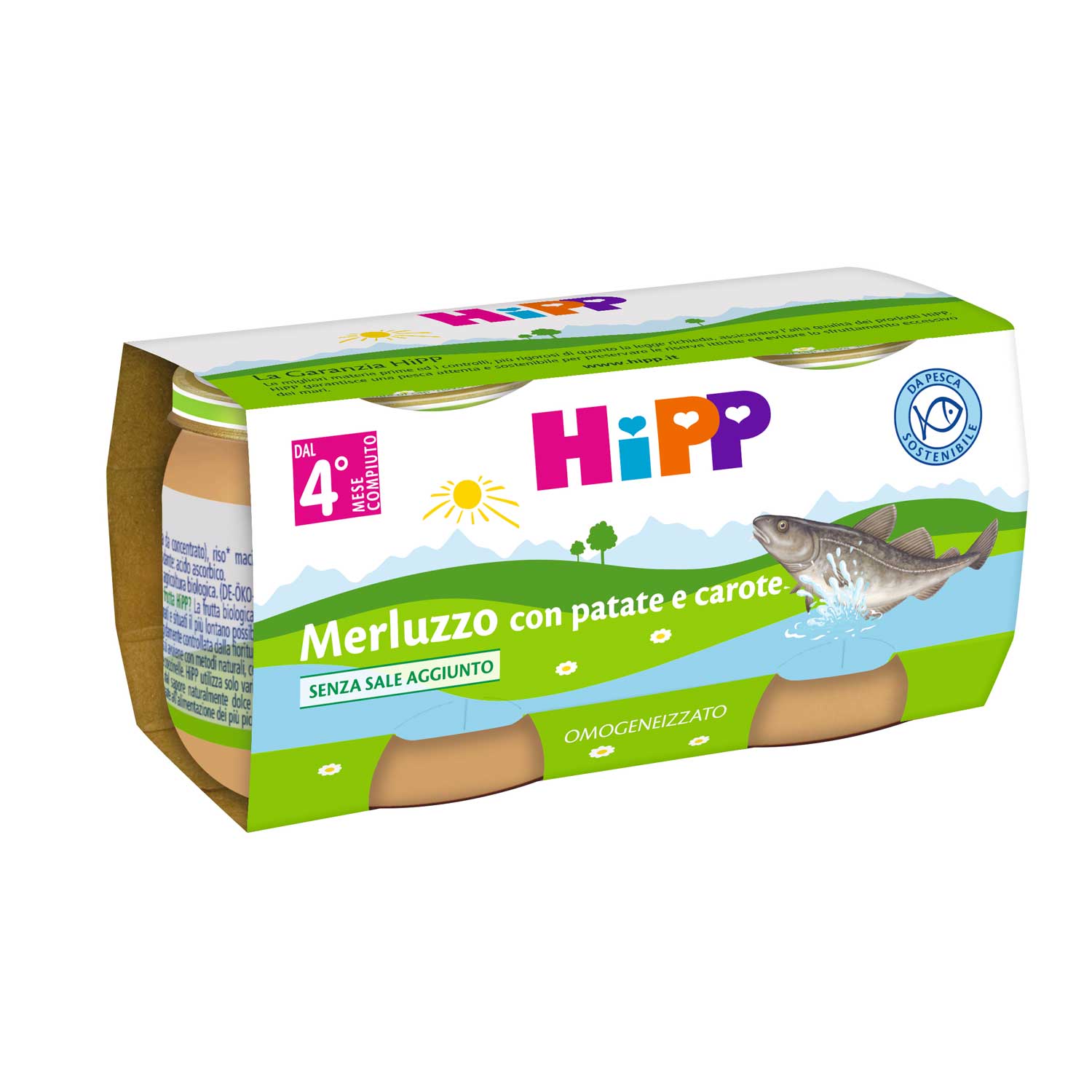 Hipp - Omogeneizzato Pesce: Confezione 2x80 gr