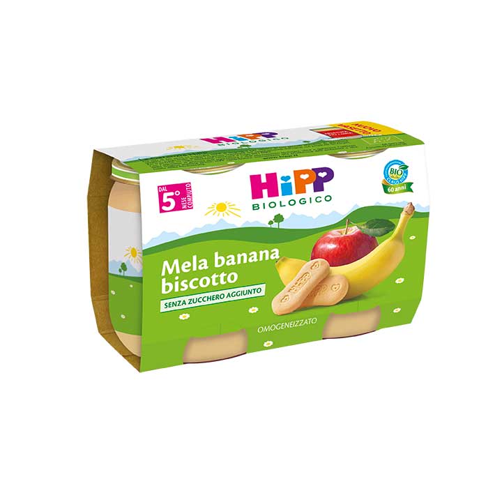 Hipp - Merenda Base Frutta: Confezione 2x125 gr