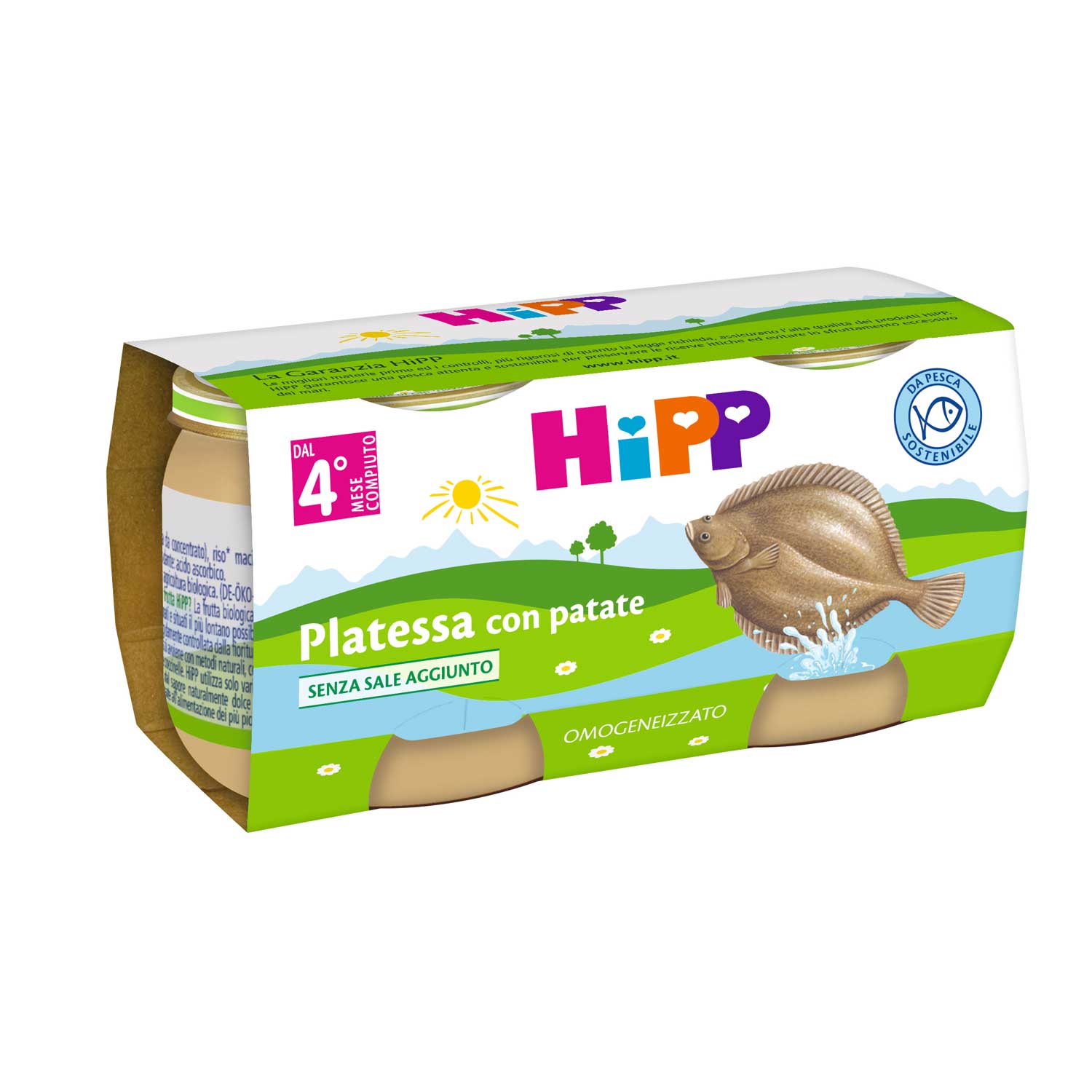 Hipp - Omogeneizzato Pesce: Confezione 2x80 gr