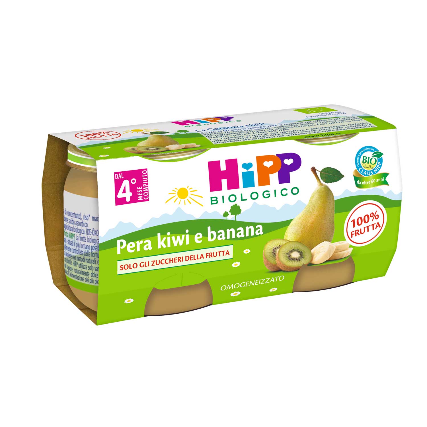 Hipp - Omogeneizzato Frutta: Confezione 2x80 gr