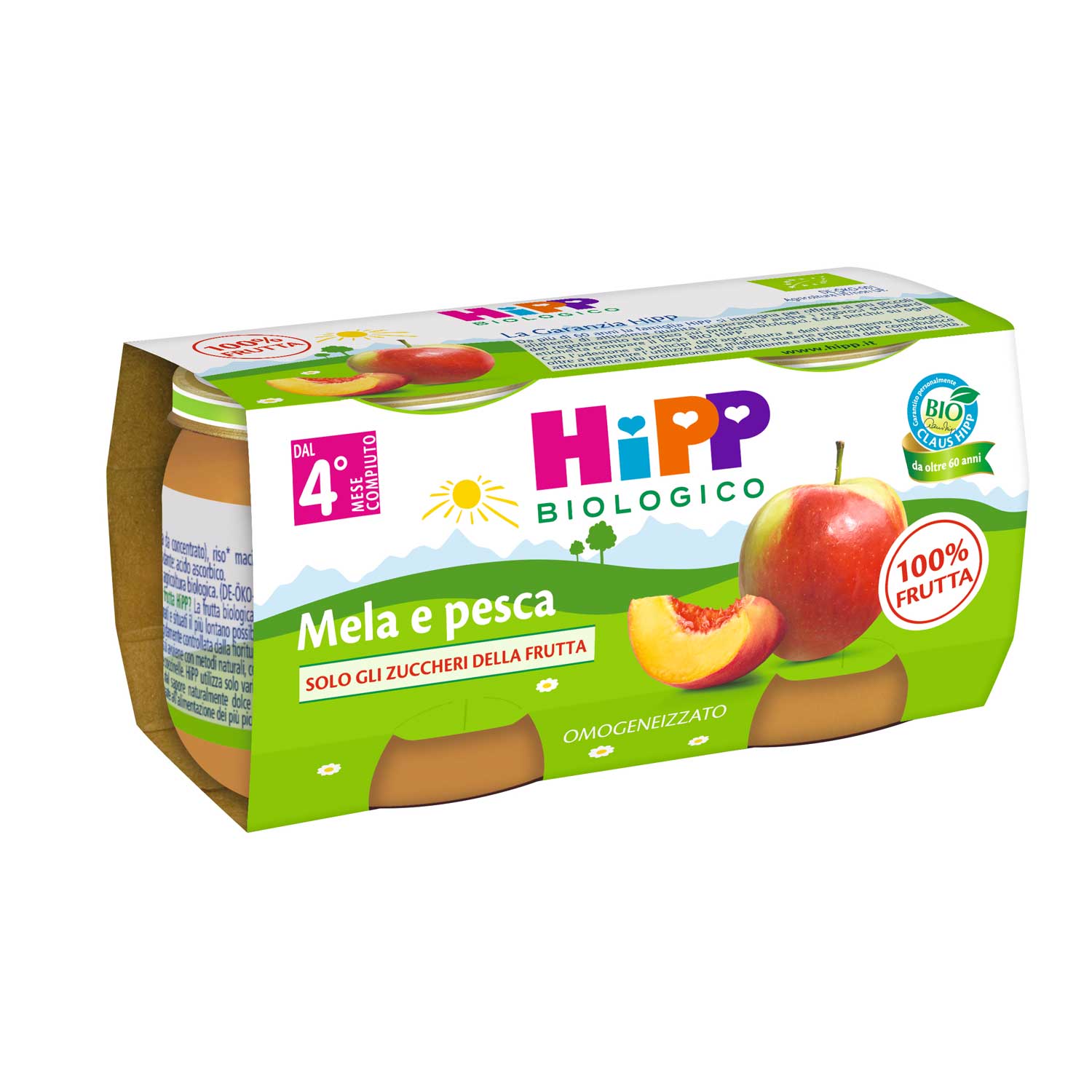 Hipp - Omogeneizzato Frutta: Confezione 2x80 gr