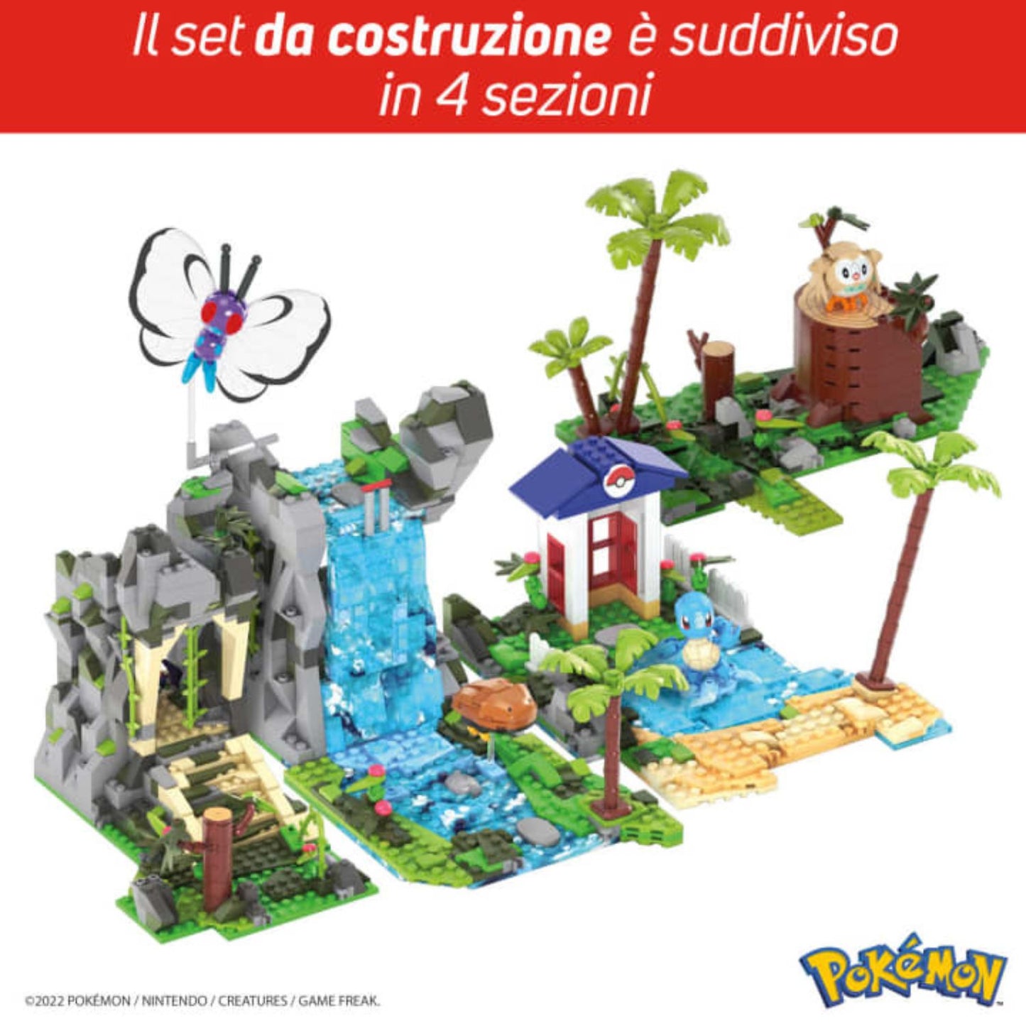 Mattel - Mega Bloks Pokémon Adventure Builder Spedizione Nella Giungla HHN61