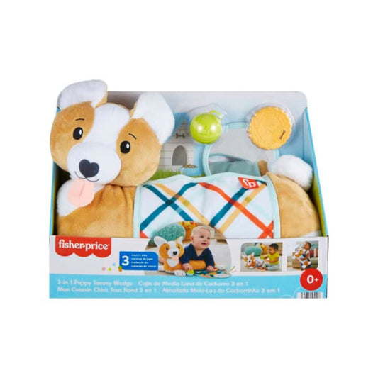 Fisher Price - Cuscino Corgi Tummy Time 3 In 1 HJW10