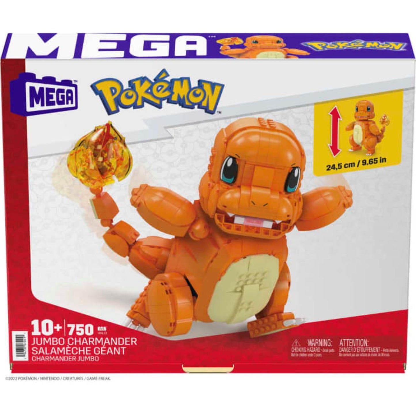 Mattel - Mega Bloks Pokémon Charmander Giant HHL13
