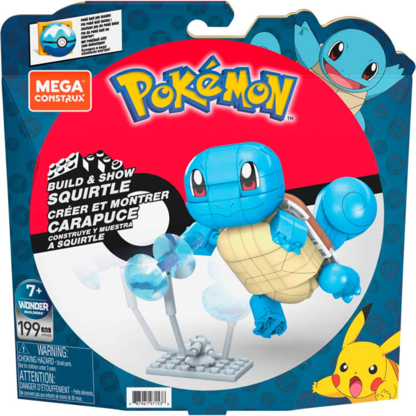 Mattel - Mega Bloks Pokémon Squirtle GYH00