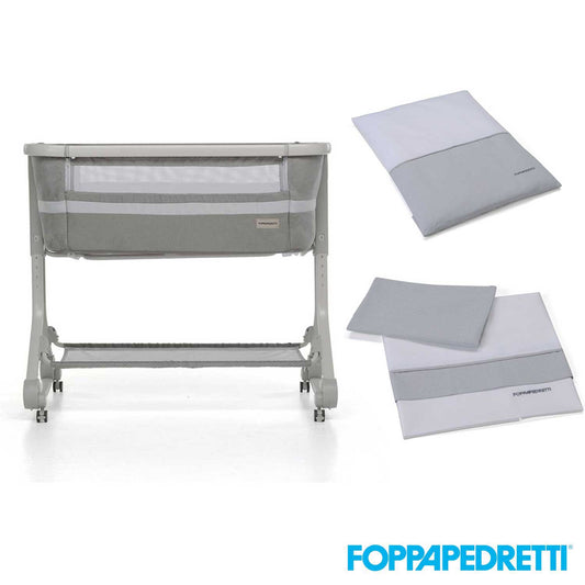 Foppapedretti - MyBebè cradle + Complete sheet for cradle + Crib duvet