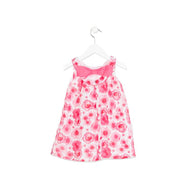 Losan - Vestito Junior Smanicato Fiori Rosa