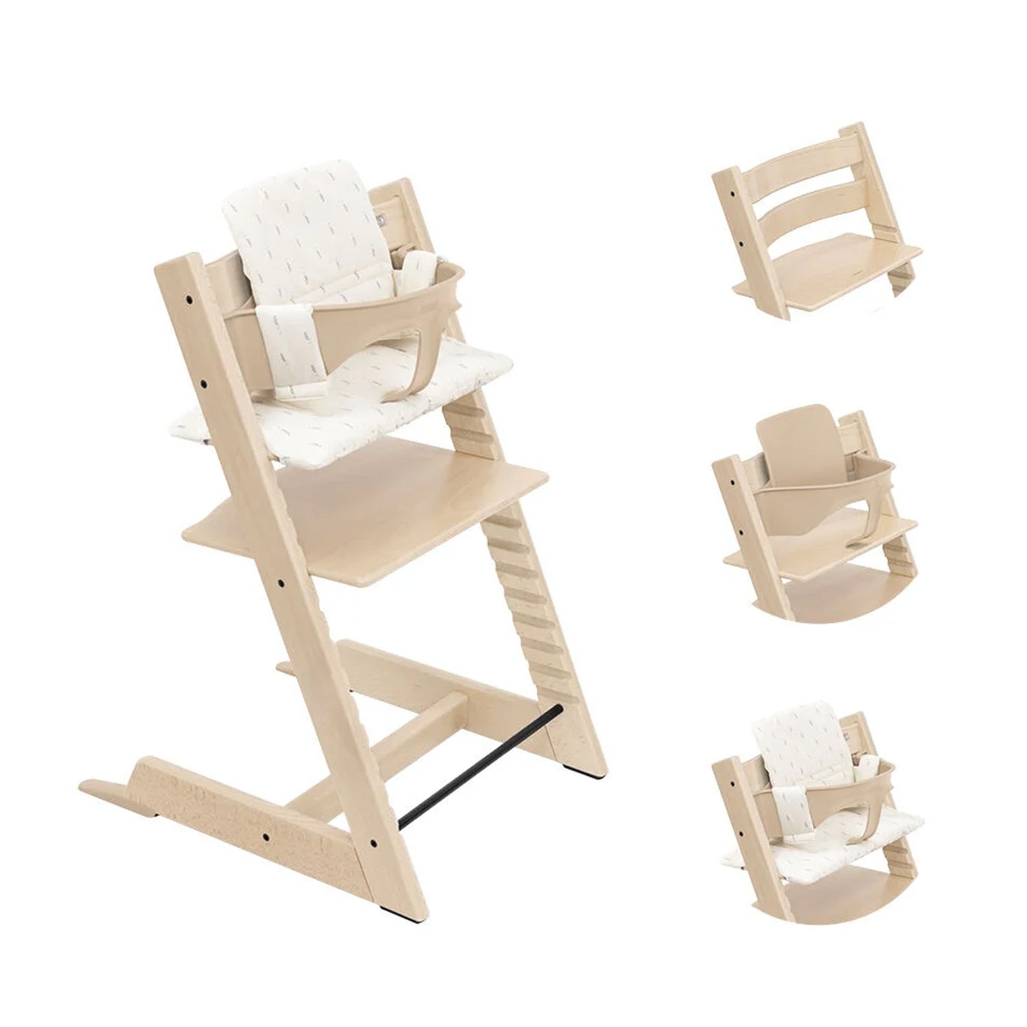 Stokke - Sedia Tripp Trapp + Baby Set + Cuscino