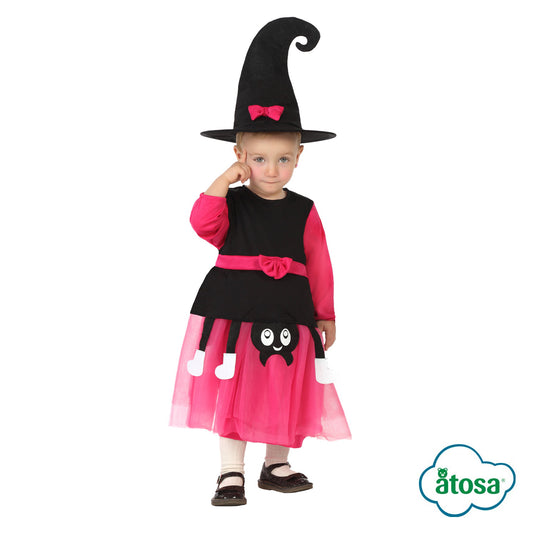 Atosa - Costume Halloween Streghetta taglia 6-12 mesi