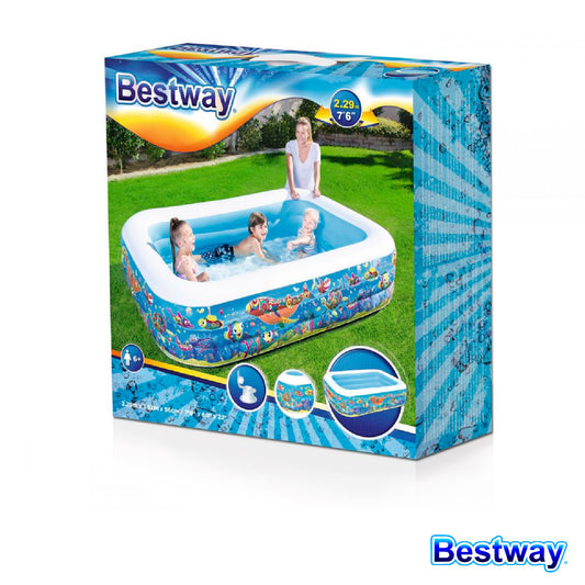 Bestway - Inflatable Play Pool 229 x 152 x 56 cm