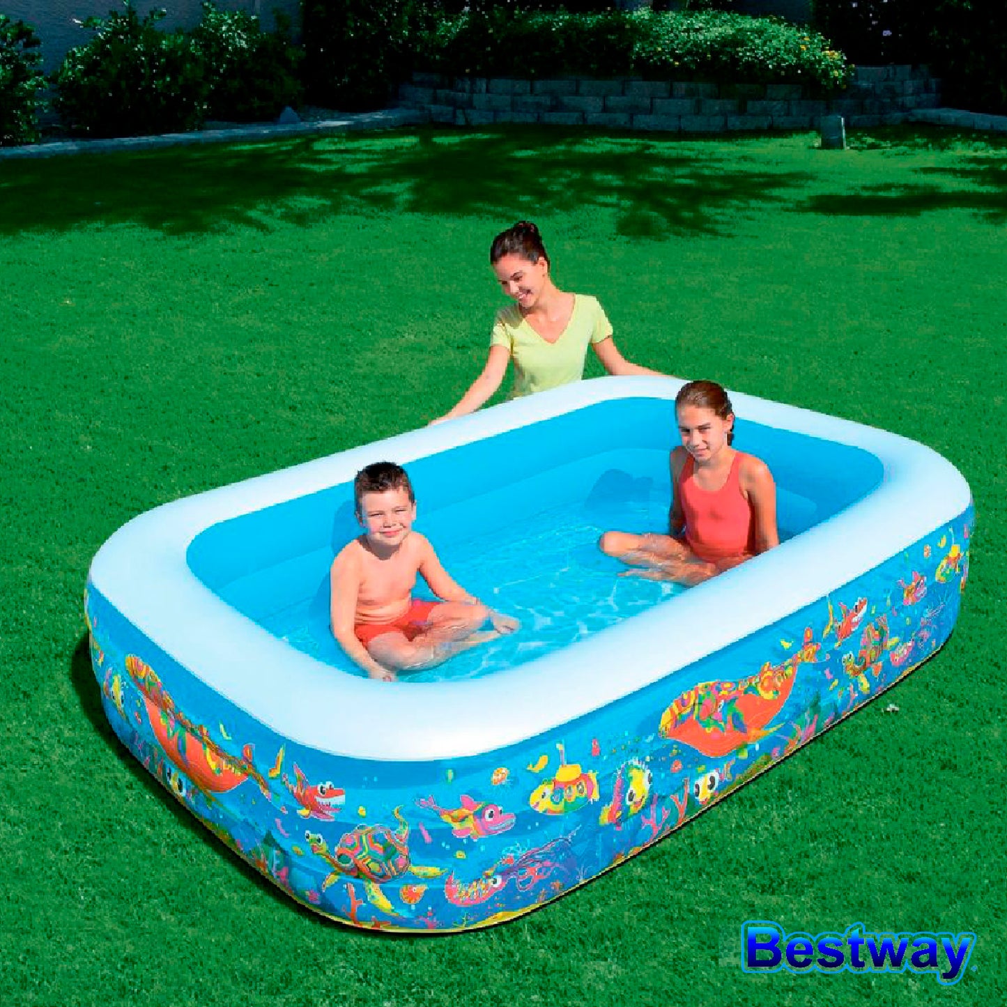 Bestway - Inflatable Play Pool 229 x 152 x 56 cm