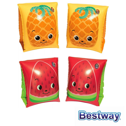 Bestway - Braccioli Frutta Cm. 23X15, Fragola E Ananas